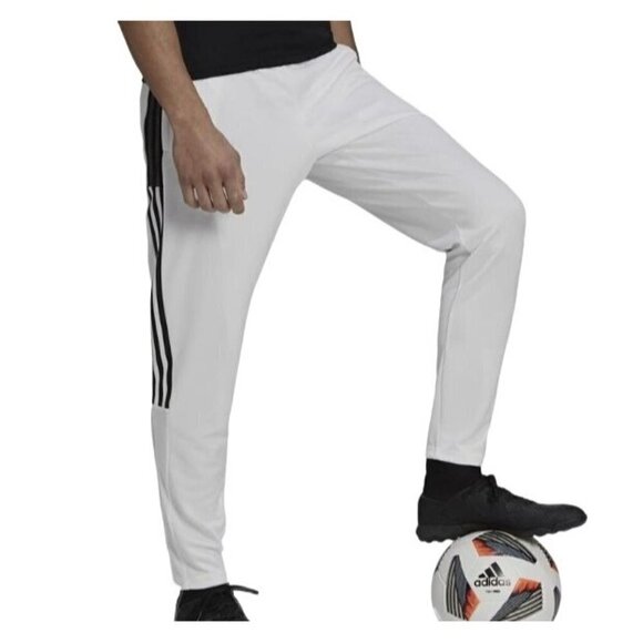 Adidas Youth Tiro 21 White Aeroready Football Soccer Athletic Pants M (11/12) - Picture 3 of 16